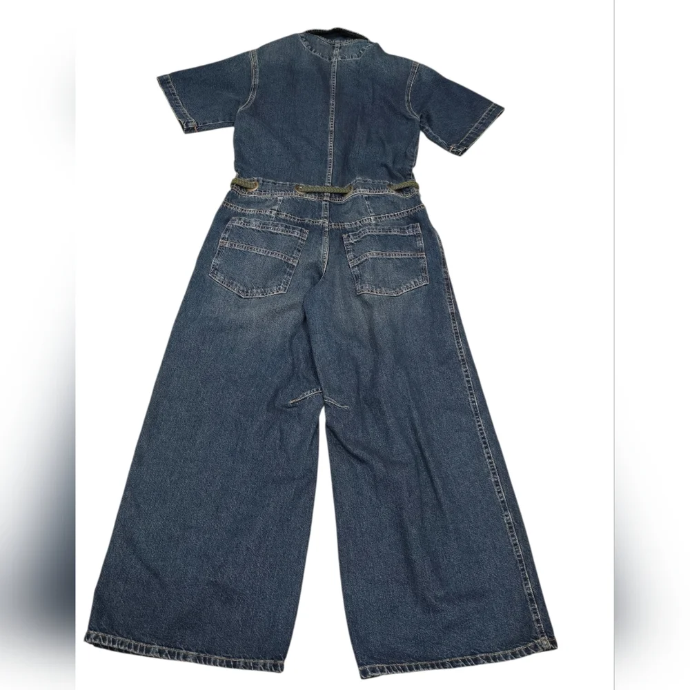 Revolve x We The Free Edison Wide Leg Coverall in Cerulean Skies - Picture 9 of 15